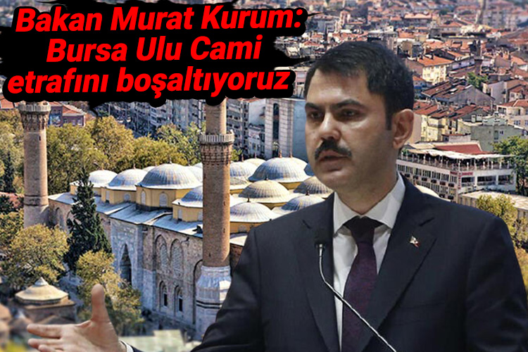 Ulu Cami etrafını boşaltıyoruz