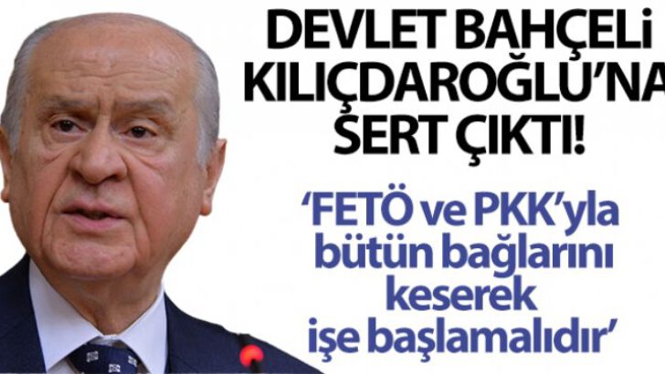 Madem gerçek milliyetçi olduğunu söylüyor,FETÖ ve PKK’yla bütün bağlarını keserek işe başlamalıdır