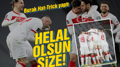 Milliler Hollanda’yı 4 golle geçti! Burak Yılmaz hat trick yaptı