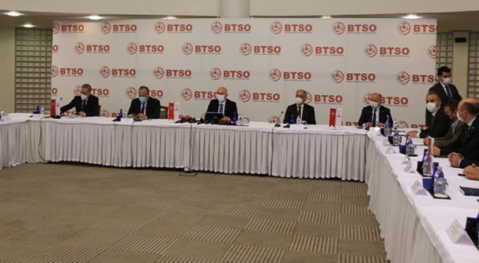 Ulaştırma Bakanı Karaismailoğlu’ndan BTSO’ya ziyaret
