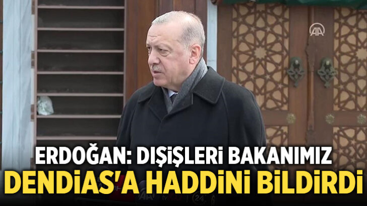 Dışişleri Bakanımız Dendias’a haddini bildirdi