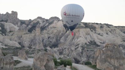 Balonlar böyle havalandı