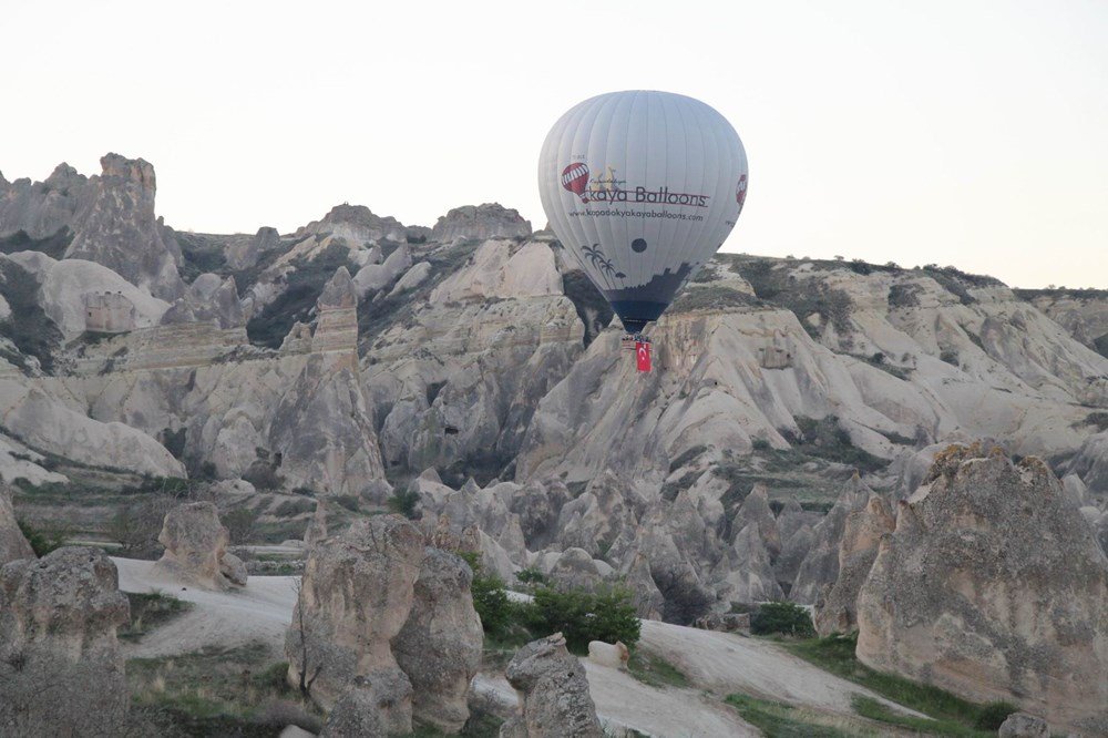Balonlar böyle havalandı
