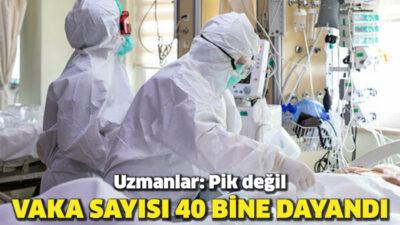 Vaka sayısı 40 bine dayandı! Uzmanlar: Pik değil