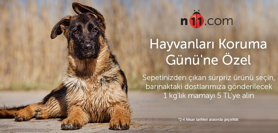 n11.com’dan 4 Nisan Dünya Sokak Hayvanları Günü’ne Özel Kampanya!