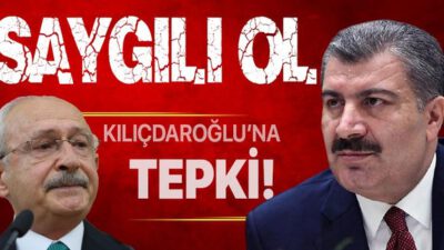 Bakan Koca’dan Kılıçdaroğlu’na tepki: Saygılı olun