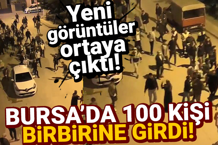 Bursa’da aileler arasında çıkan kavgada yeni görüntüler ortaya çıktı!