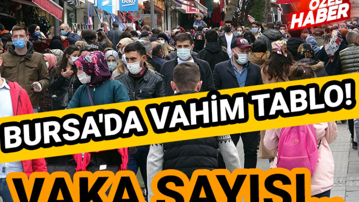 “Şu anda Bursa’da vaka sayısı oldukça yüksek”