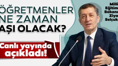 Öğretmenler ne zaman aşılanacak?