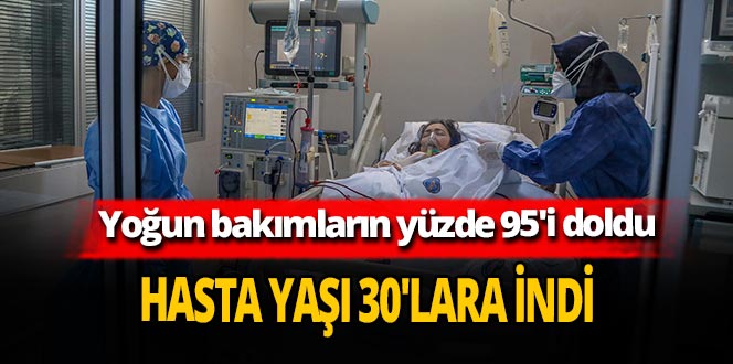 Yoğun bakımlardaki hasta yaşı 30’lara kadar indi