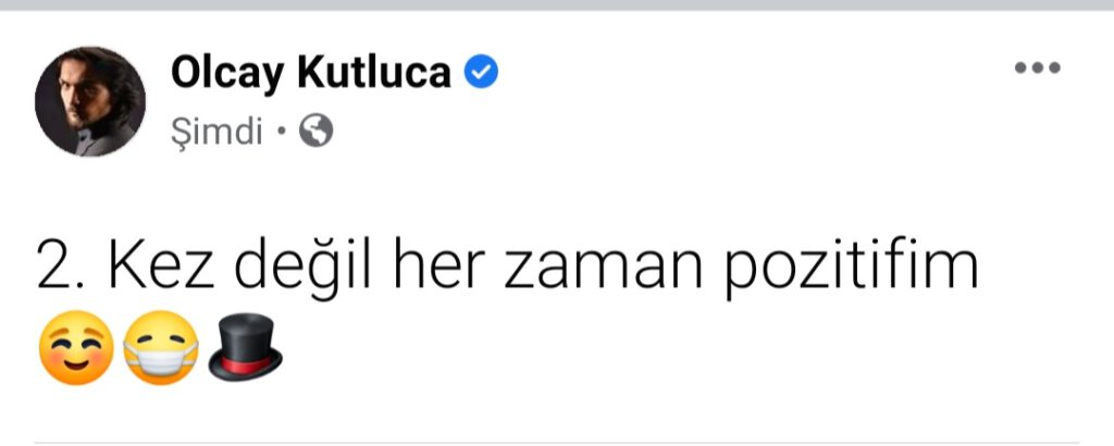 Olcay Kutluca : ” Ben her zaman Pozitifim “