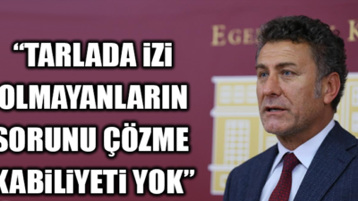 “ÇİFTÇİ BATMIŞ BAKANIN HABERİ YOK”