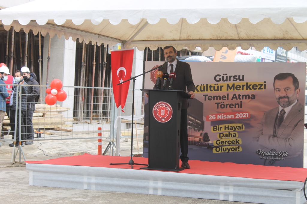 GÜRSU KÜLTÜR MERKEZİ’NE KAVUŞUYOR