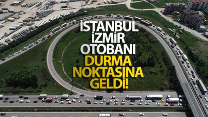 Bursa İzmir Otobanı’nda trafik durma noktasına geldi!