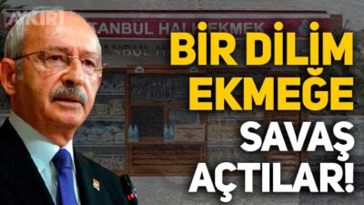 “Türkiye böyle bir tabloyla hiç karşı karşıya olmadı. Bir dilim ekmeğe savaş açtı bunlar”