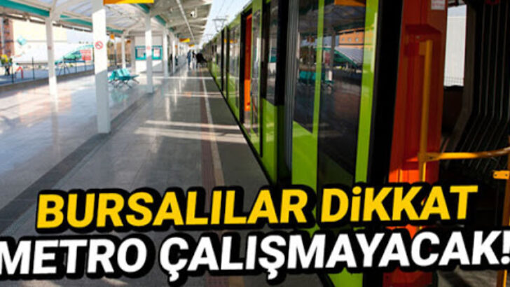 Bursaray seferlerine kapanma düzenlemesi
