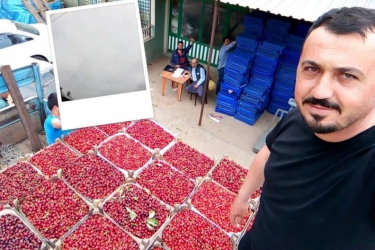Bursa’da mevsimin ilk karabodur kirazı görücüye çıktı