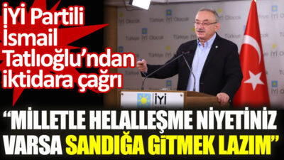 Milletle helalleşme niyetiniz varsa “sandığa” gidelim!