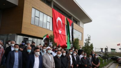 İsrail’in Mescid-i Aksa’ya saldırması, Bursa’da protesto edildi