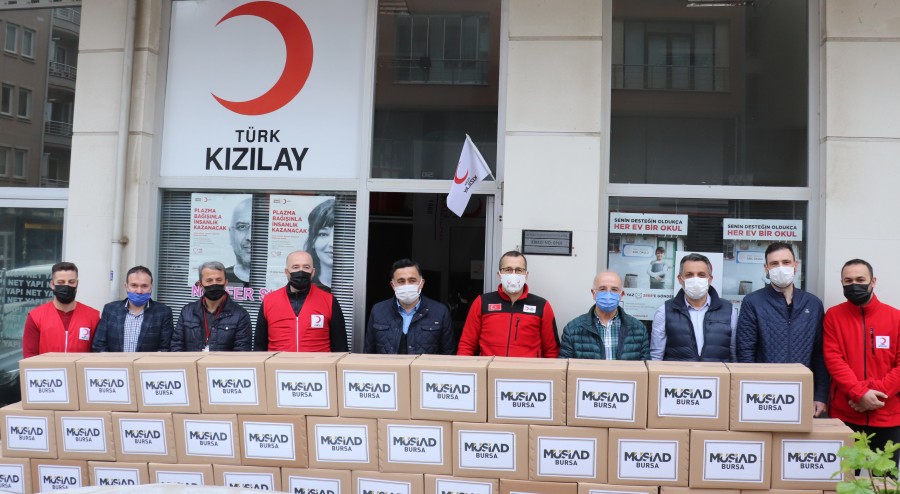 MÜSİAD Bursa Şubesi’nden 150 aileye yardım