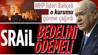 İsrail yaptıklarının bedelini ödemelidir