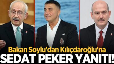 Soylu’dan Kılıçdaroğlu’na ‘Sedat Peker’ yanıtı