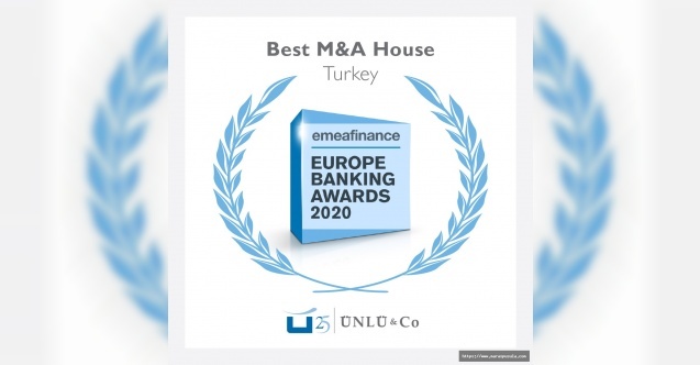 EMEA Finance’dan ÜNLÜ &Co’ya  “Best M&A House-Turkey” ödülü