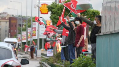 SAADET PARTİLİLERDEN BURSA’NIN BİR UCUNDAN DİĞER UCUNA KUDÜS NÖBETİ