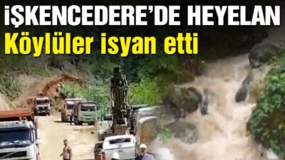 İşkencedere’de heyelan! Köylüler isyan etti