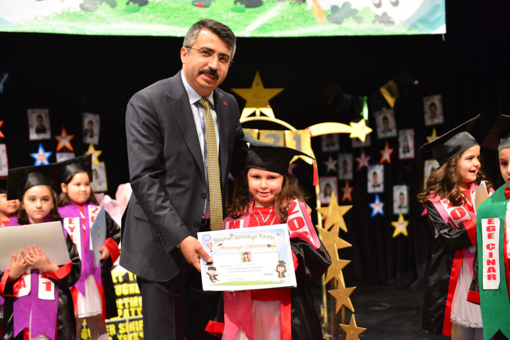 YILDIRIMLI MİNİKLERİN MEZUNİYET HEYECAN