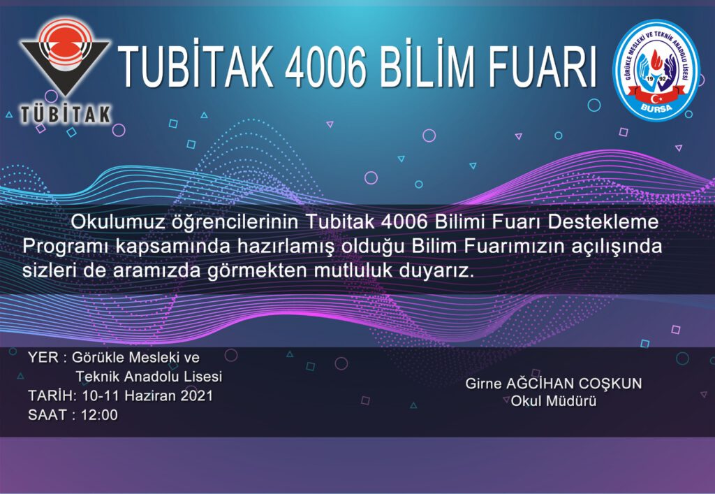 TÜBİTAK’ın Fuarına Bursa Ev Sahipliğine Hazırlanıyor!