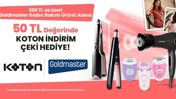 Her 300 TL ve üzeri kadın bakım ürünü alışverişi 50 TL değerinde “Koton indirim çeki” kazandırıyor.