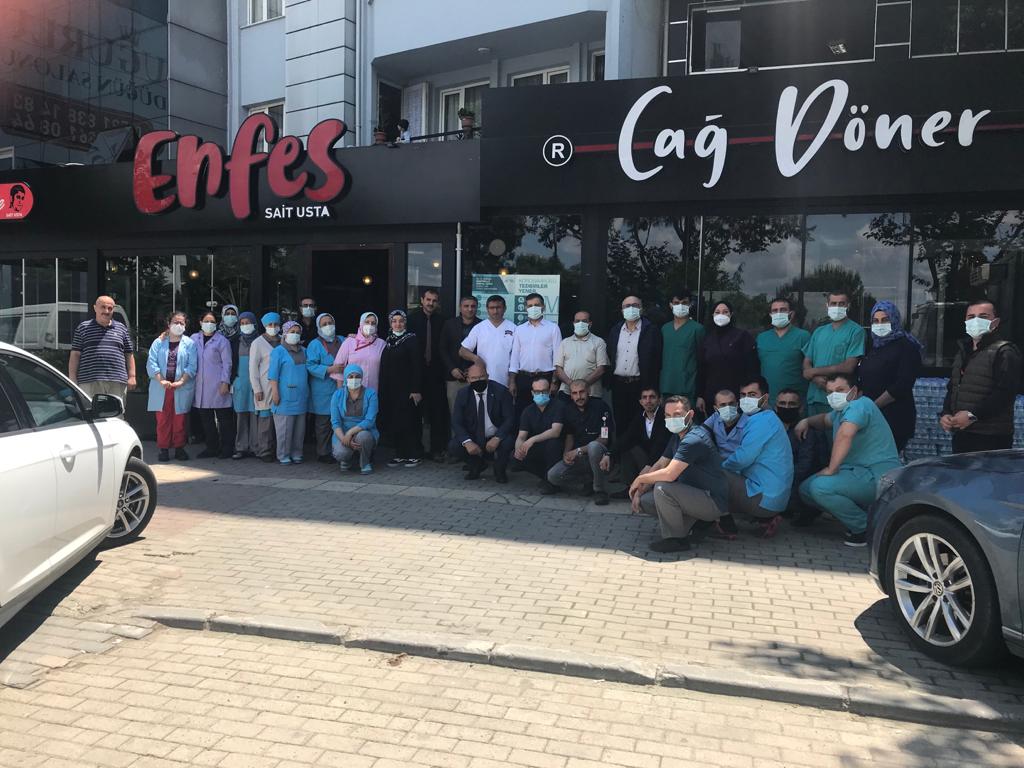 Alkış Yetmez…Sağlıkçılara “ENFES” Destek!