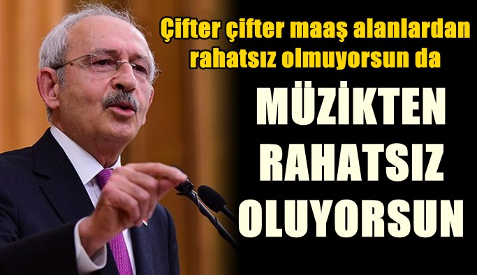 Devleti soyanlardan rahatsız olmuyorsun ama müzikten rahatsız oluyorsun
