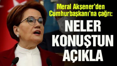 Akşener’den Erdoğan’a Biden çağrısı: Ne konuştunuz