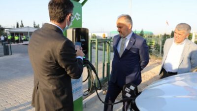 Bursa’da elektrikli araç şarj üniteleri hizmet sunmaya başladı