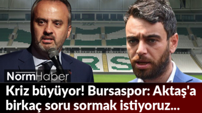 Bursaspor Yönetimi Aktaş’tan Net Cevaplar Bekliyor!
