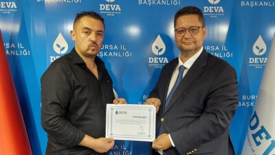 DEVA Partisi’nin Büyükorhan İlçe Başkanı belli oldu!