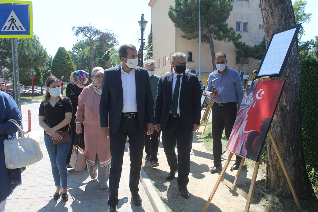 ” MİLLETÇE AYDINLIK YARINLARIMIZA OMUZ OMUZ YÜRÜMEMİZE KİMSE ENGEL OLAMAYACAKTIR”
