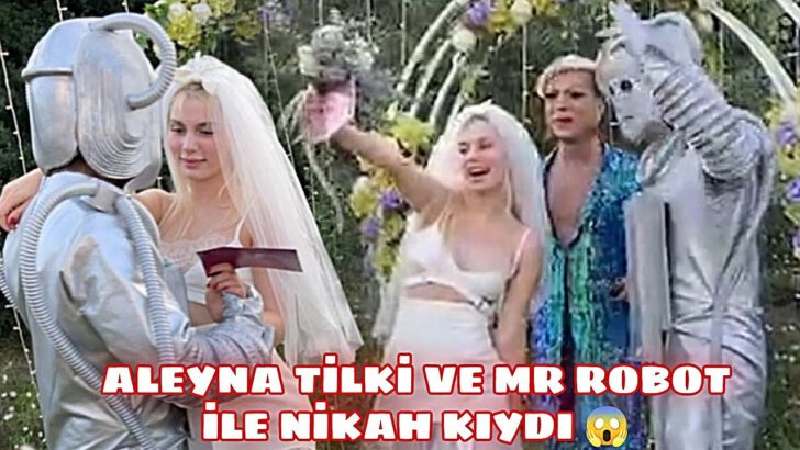 Aleyna, evlendi…  Aleyna, Robot ile evlendi…