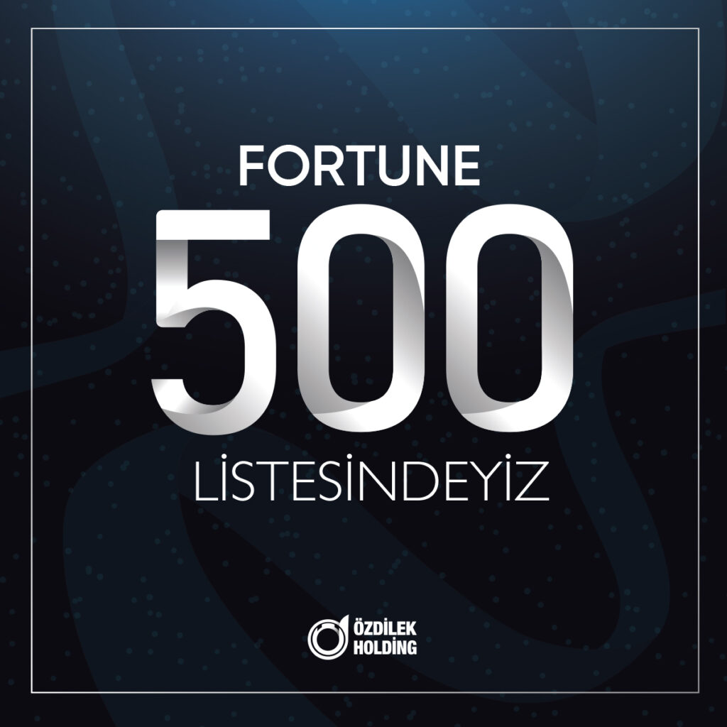 TÜRKİYE’NİN EN BÜYÜK ŞİRKETLERİNDEN  ÖZDİLEK HOLDİNG İLK 500’DE!