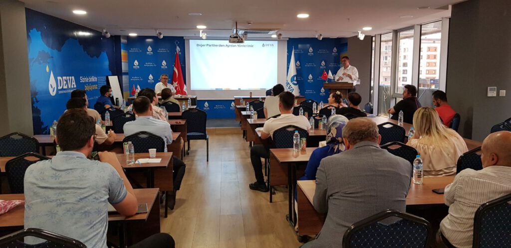 DEVA’ da Parti İçi Eğitimler Başladı
