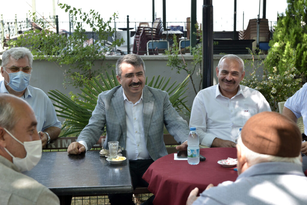 BAŞKAN YILMAZ MAHALLE ZİYARETLERİNE DEVAM EDİYOR