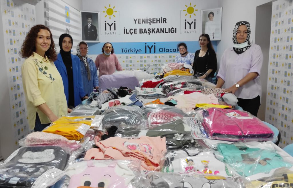 Yangın Mağdurlarına İYİ Parti Yenişehir’den İYİ’lik Kermesi!