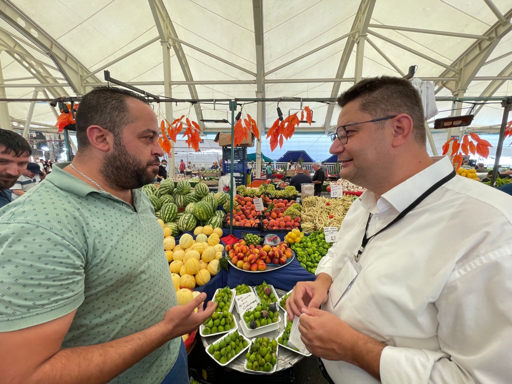 DEVA Partisi Bursa da pazar esnafının sesi oldu!