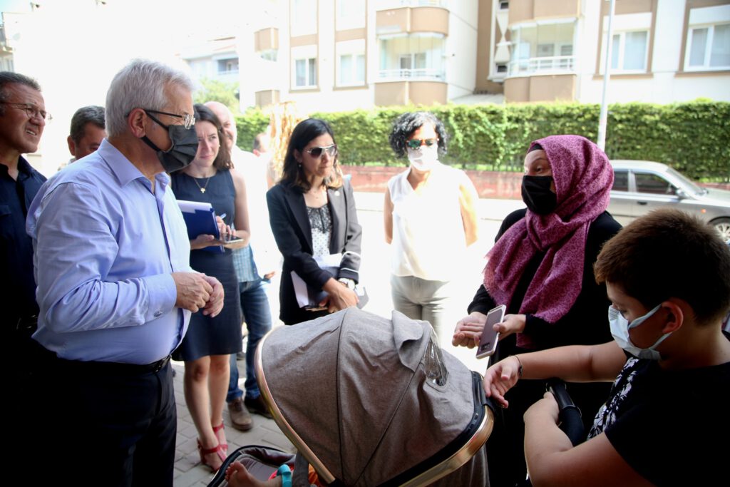 Başkan Üçevler’de