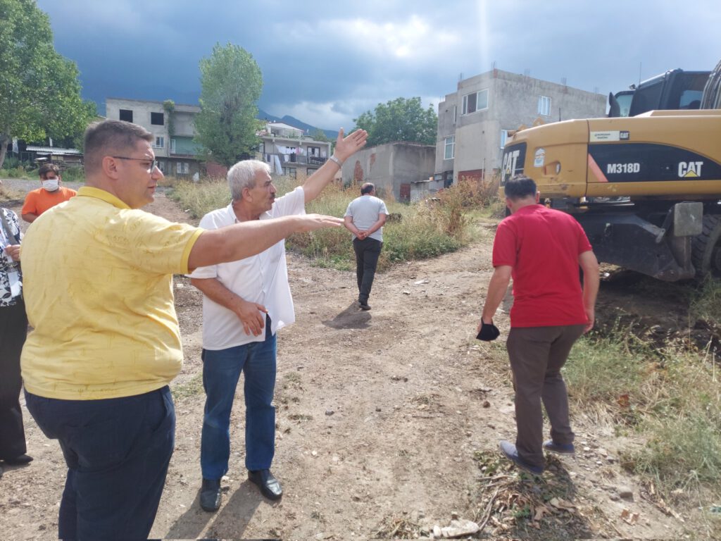 Başkan Özgöz Sel Bölgesini Ziyaret Etti