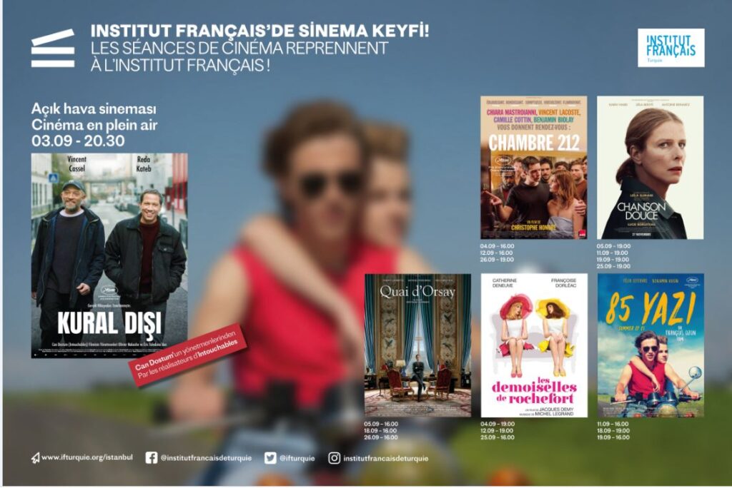 İNSTİTUT FRANÇAİS’DE FRANSIZ SİNEMA KEYFİ!