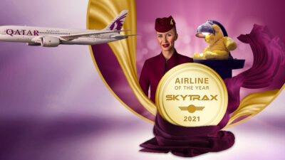 Qatar Airways, Rekor Kırarak Skytrax Tarafından Altıncı Kez ‘Yılın Havayolu’ Seçildi