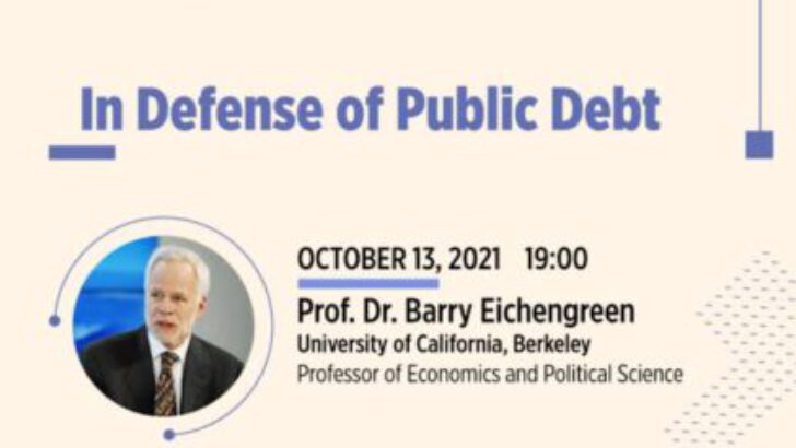 Ekonomide Güncel Tartışmalar / Contemporary Debates Konuşma Serisi 13 Ekim’de Başlıyor